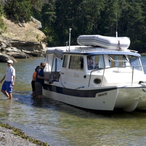 easier than using the dinghy
