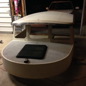 pilothouse in garage ready for some attention