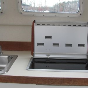 Wallas safeflame ceramic diesel 95DU.  Stove can be used as heater for cabin.