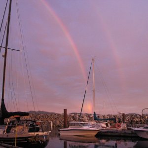After rain at Beach Gardens Powell River