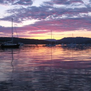 Desolation Sound sunset