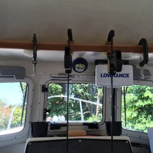 Media 'Finally found a use for that scrap piece of oak trim...' in album 'Most cost-effective C-Dory mod. Cost was one shoelace.'