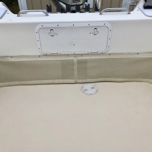 Curtain to cover fuel tanks