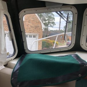 Media 'Backside of Sunbrella window cover' in album 'Curtain to cover fuel tanks'