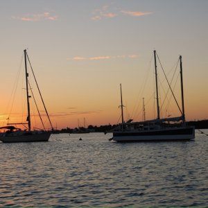 Sunset at Boot Key