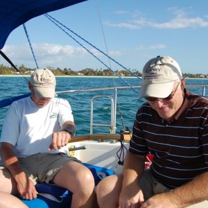 Media 'C-Dory Crew bowing to their Macgregor Master' in album '25 Macgregor Under Sail'