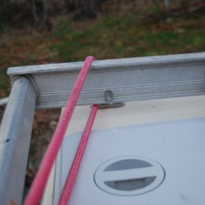 Close-up Cleat hole