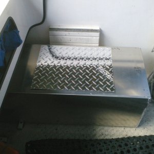 Rough Tank Will be powder coated wht. Tank is 29 gal.