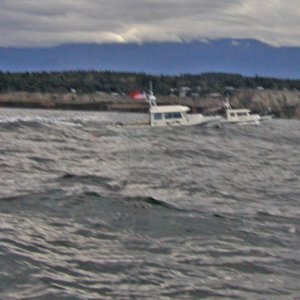 Media 'Rough ride to port Angles.
Slow-N-Easy and Dog House' in album 'Bill and Kim at Eagle Lake.'