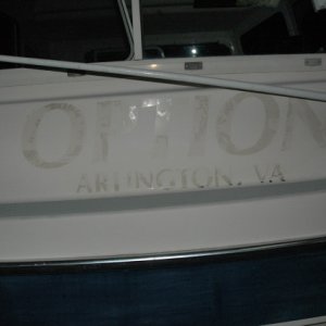 Former decals need removing