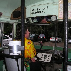 Da funky bus to the Hummingbird Pub