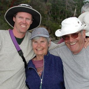 Brad, Bill and El Wallace Island 6-27-04