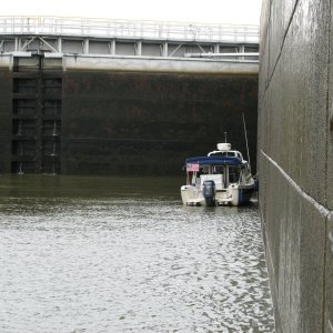 Gypsy locking through at Old Hickory.