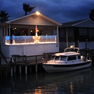 Lights off the boat and onto the deck