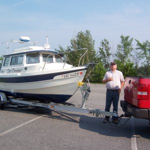 A man & his boat it's a beautiful thing
