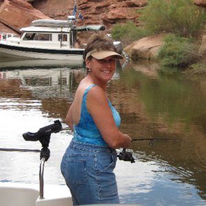 Toni Fishing at Cedar Canyon 9-16-09.Sized
