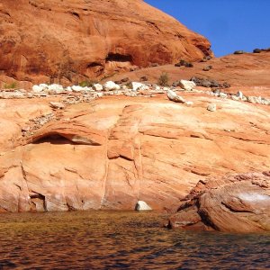 Media 'great rocks' in album 'Traveler and Daydream on Beach Under Large Overhang at Fifty Mile Canyon - Another Shot 9-22-09'