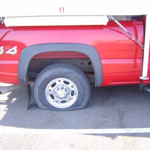 Tow vehicle at the end of cruise