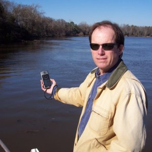 Media 'Back-up GPS never hurts...' in album 'In the slip, loading for survey.'