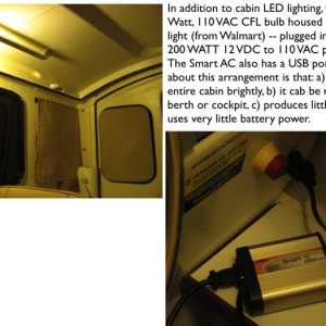 Added Cabin Lighting Arrangement