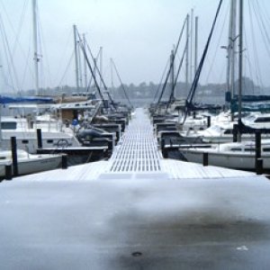 Christmas 2010 Snow Point Marina Docks
(from Clubhouse)
