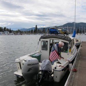 Hood River Moored