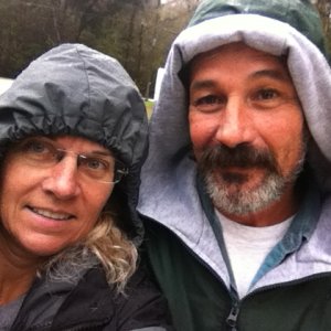Media 'Self portrait while walking the pups in the rain.' in album 'Suwannee to Fanning Springs'
