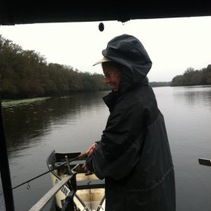 Fishing in the rain again!