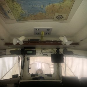 Radar Roof Entry wire routing to MFD/Fuse Block