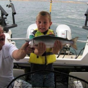 Media 'Fishing for lunkers at Flaming Gorge' in album 'Topkick @ Willard Bay, Utah'
