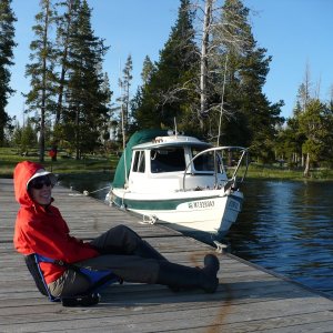 Enjoying a Summer day on YS Lake June 2009