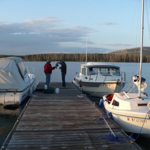 Yellowstone Lake 2008. My Potter 15.