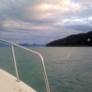 Bishop Point outbound from Taku Inlet