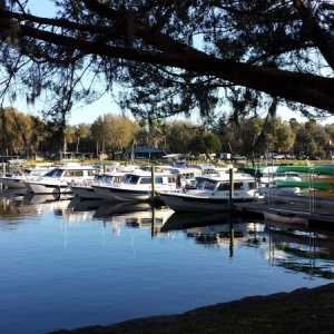 St. John's River Gathering, dock at Hontoon Island State Park 2016