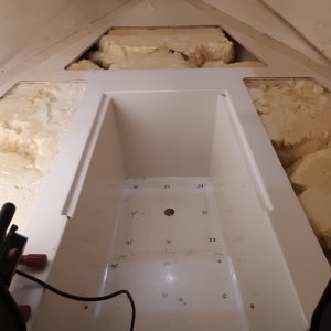 lots of foam to remove
