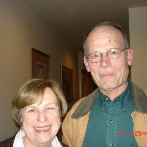 Sheila & her husband at the Friday night CBGT.