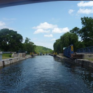 P1020229 Locks of swing bridges for the people traveling on the roads or rails