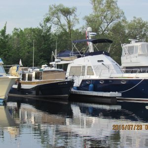 Media 'IMG 5322 Port Severn at the Star Port marina which was pretty deluxe.' in album 'P1020216 The start of the trip. We trailered to Trenton Ontario and then got a rental car and put the truck and trailer in Port Severn, the other end'