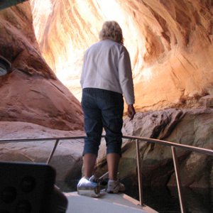 Joan on the bow in the Cathedral