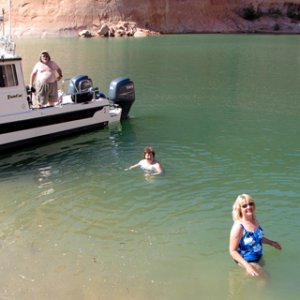 Media 'Swim time' in album 'A cove near Lone Rock'