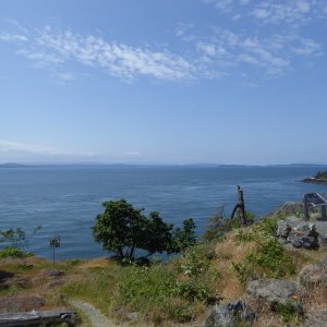 Looking across to Vancouver Island