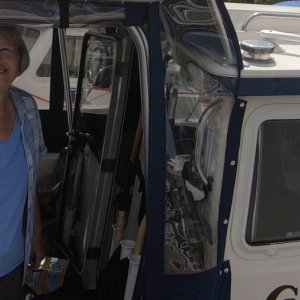 Joyce our Hontoon Island host aboard C-Otter. Thank you!