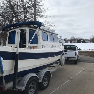 Loaded up and ready to leave the snow and cold of Wisconsin for the warm and sun of Florida!