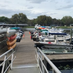 East dock at Hontoon SP