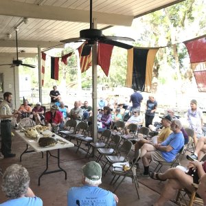 Ranger Jim giving a talk on local Nature and Critters