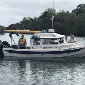 Midnight Flyer anchored in Silver Glen Springs