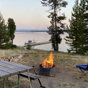 Media 'Evening campfire Wolf Bay' in album 'Sunset Wolf Bay'