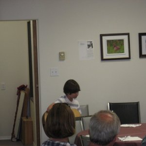 our young guitar player