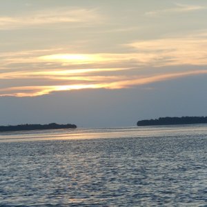 Sundown in the Marquesas.   2014