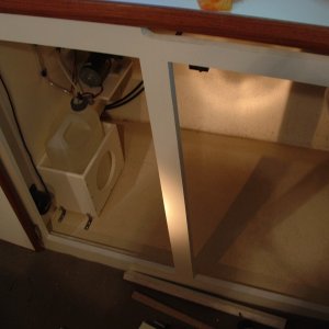 Problem #3, what to do with the locker under the galley area?